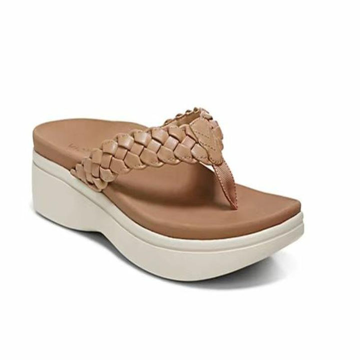 Mila | Braided Orthopedic Wedge Sandals