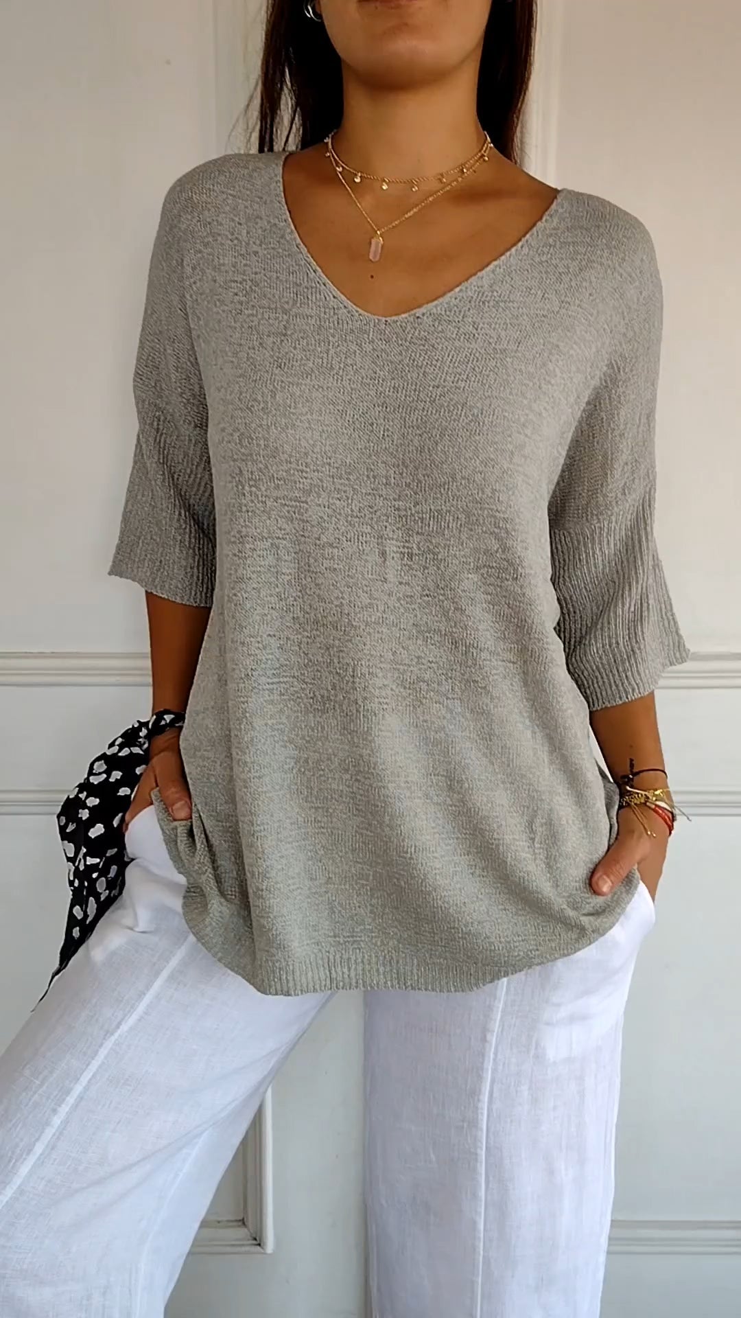 Isadora - Elegant Knitted Shirt