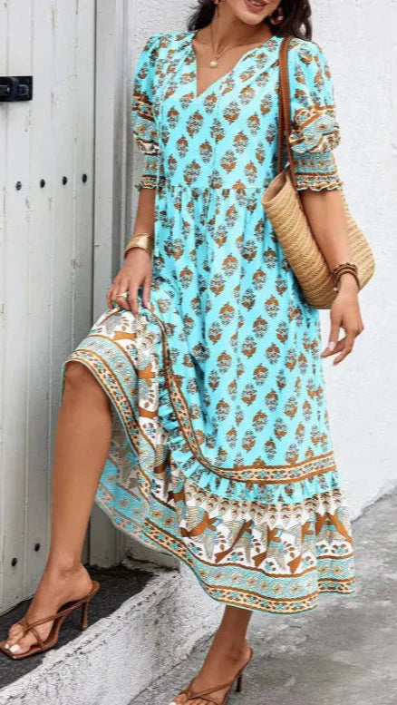 Rosebud | Bohemian Midi Dress