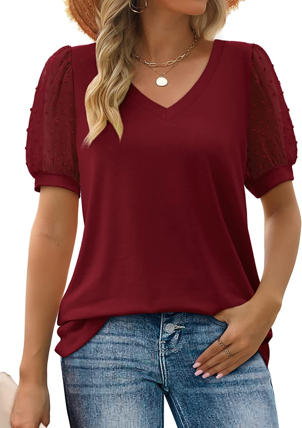 Emma | Elegant Top With V-neck