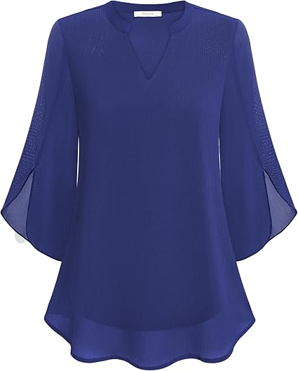 Rosey | Double Layers Chiffon Blouse