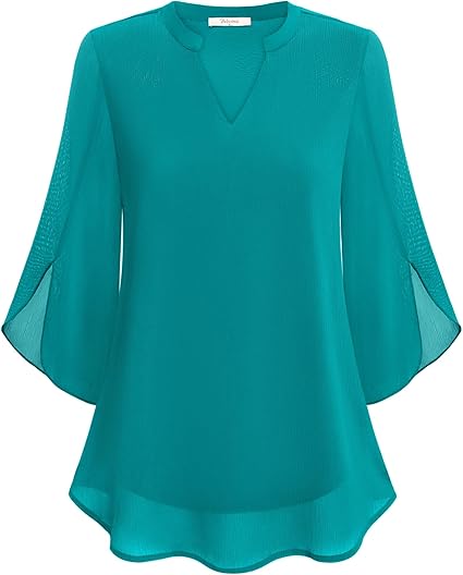 Rosey | Double Layers Chiffon Blouse