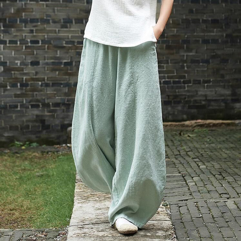 Maggies | Comfort Linen Trousers