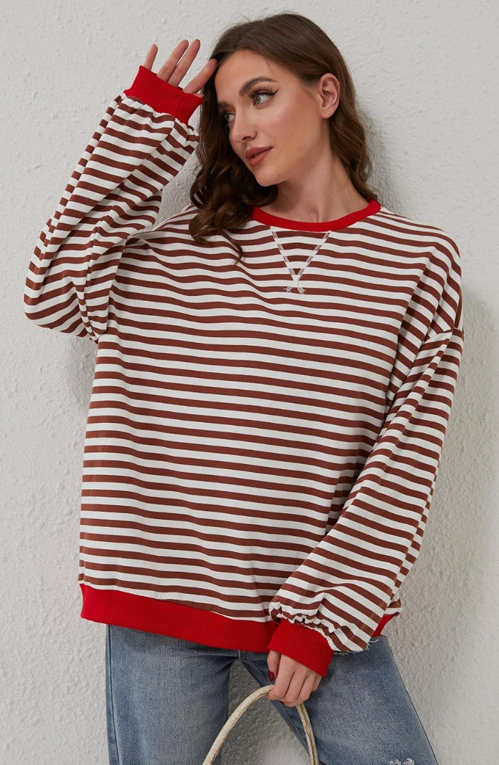 Sophie | Pullover with stripes