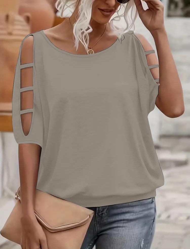 Nina | Elegant Shoulder Detail Top