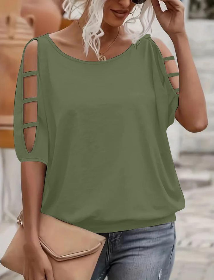 Nina | Elegant Shoulder Detail Top