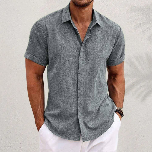 Nordic™ | Linen Short-Sleeved Shirt