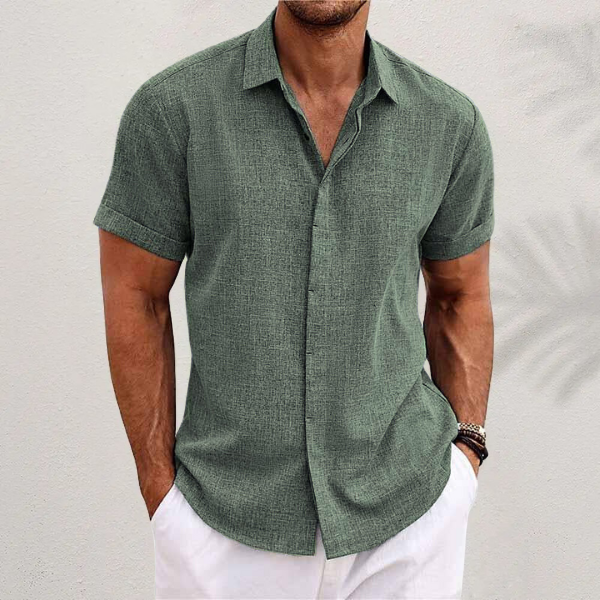 Nordic™ | Linen Short-Sleeved Shirt