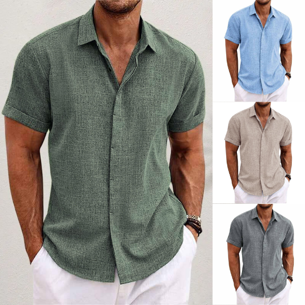 Nordic™ | Linen Short-Sleeved Shirt