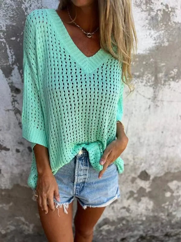 Madelyn | Casual V-neck Blouse