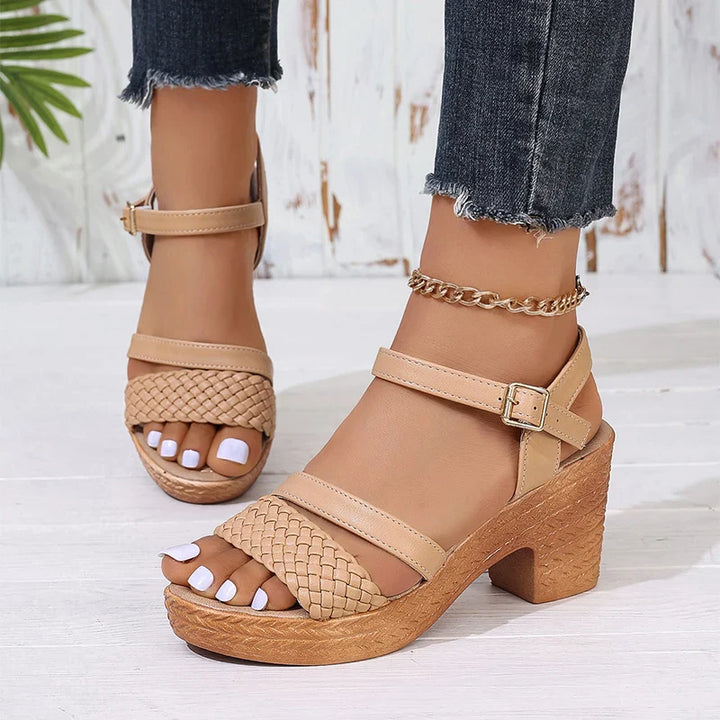 Shira™ | Woven Platform Sandals