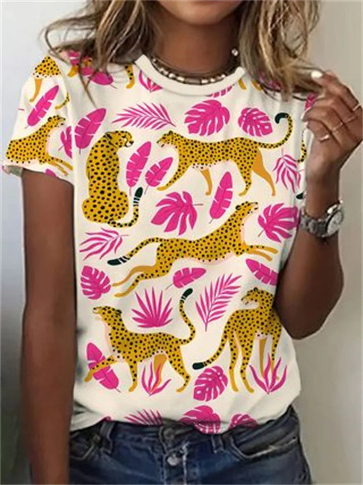 Elsy | Elegant Shirt With Animal Print