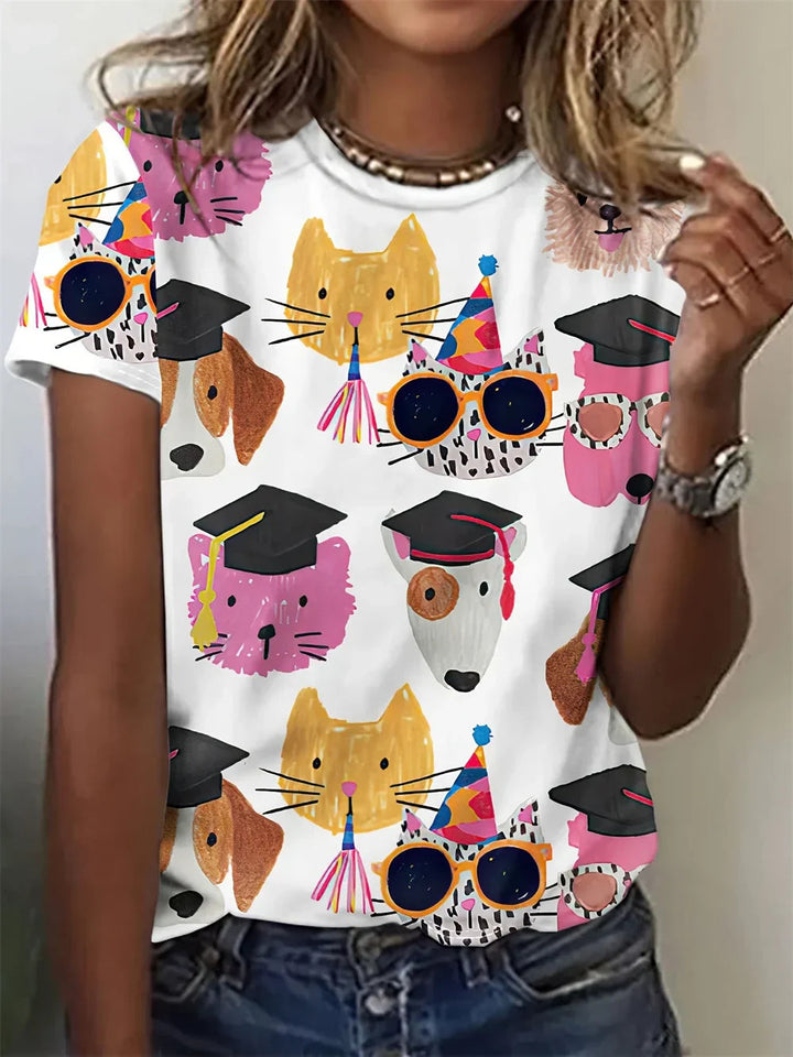 Elsy | Elegant Shirt With Animal Print