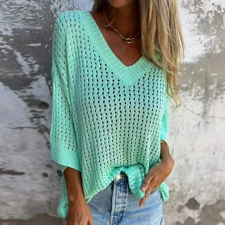 Madelyn | Casual V-neck Blouse