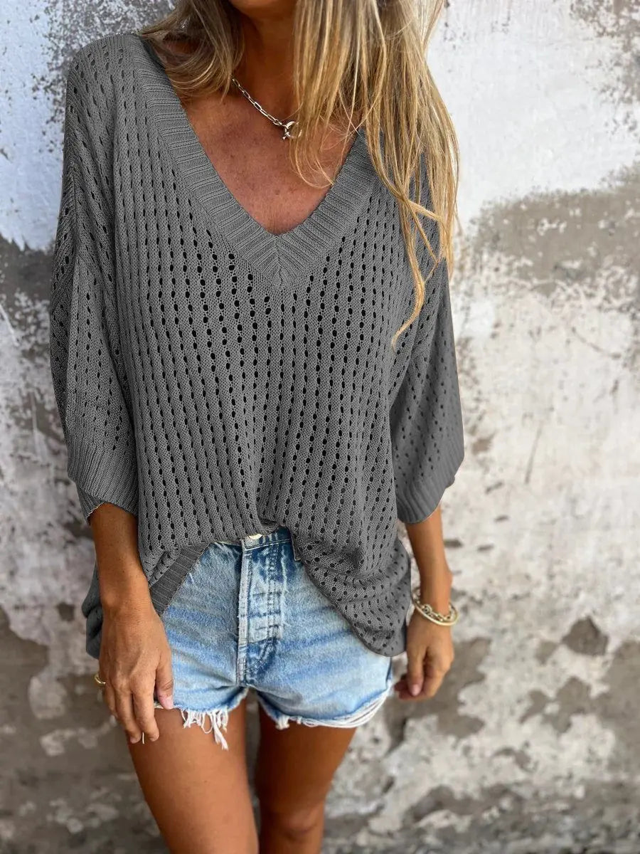 Madelyn | Casual V-neck Blouse