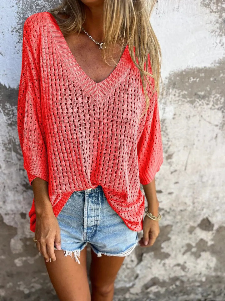 Madelyn | Casual V-neck Blouse