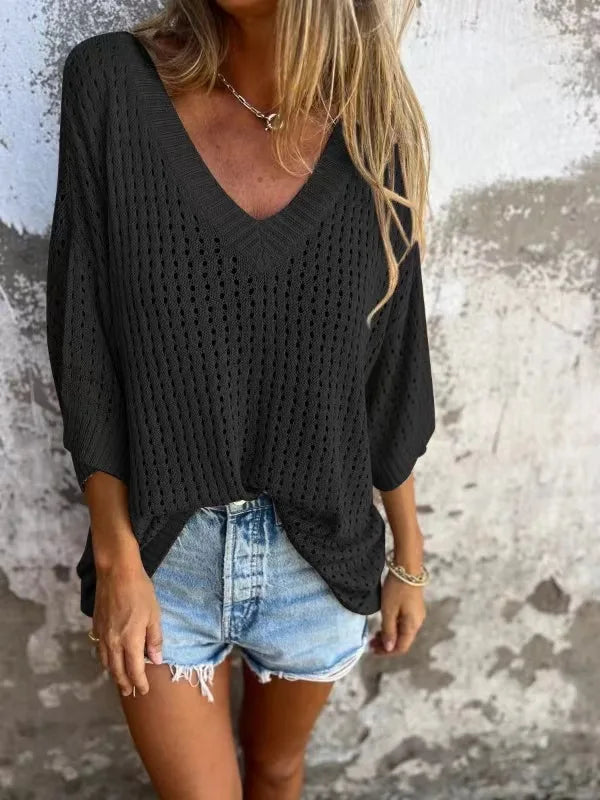 Madelyn | Casual V-neck Blouse