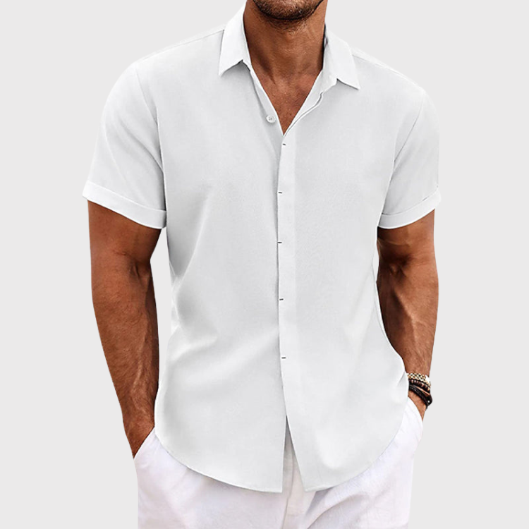 Nordic™ | Linen Short-Sleeved Shirt