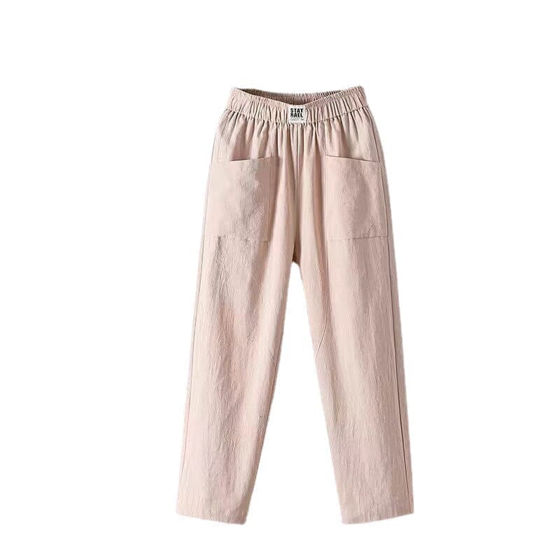 Lina | Lightweight Linen Blend Trousers