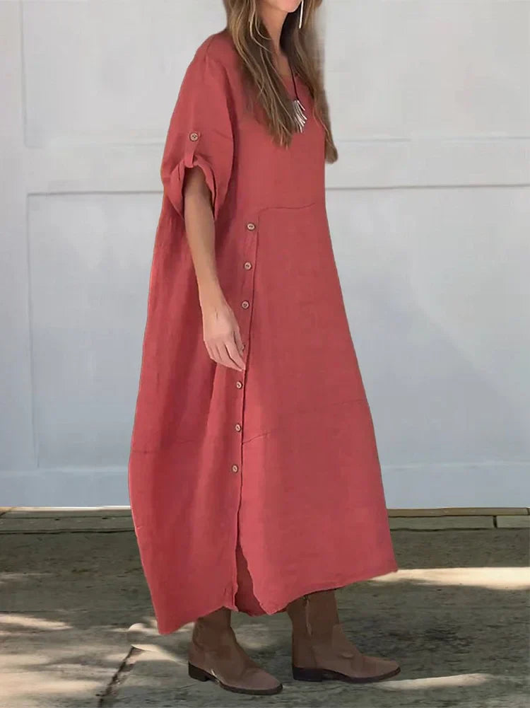 Veiral | Linen Cotton Dress