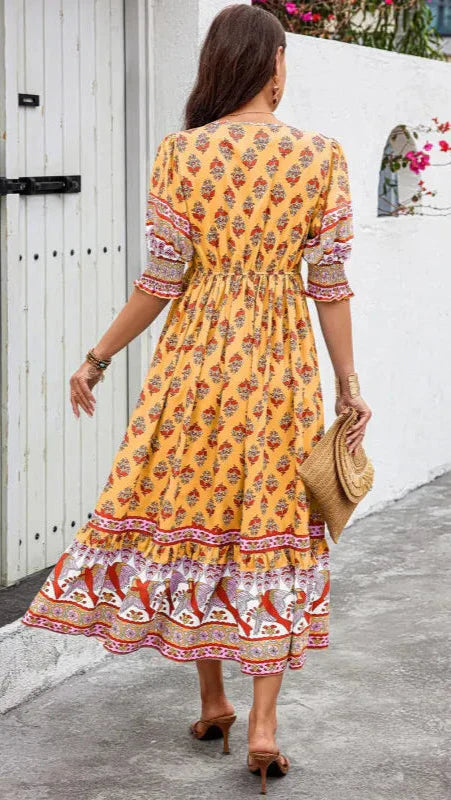 Rosebud | Bohemian Midi Dress