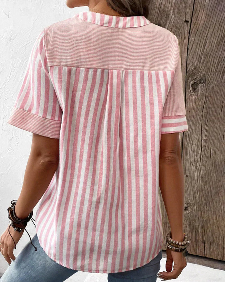 Mirabella | Elegant Striped Blouse