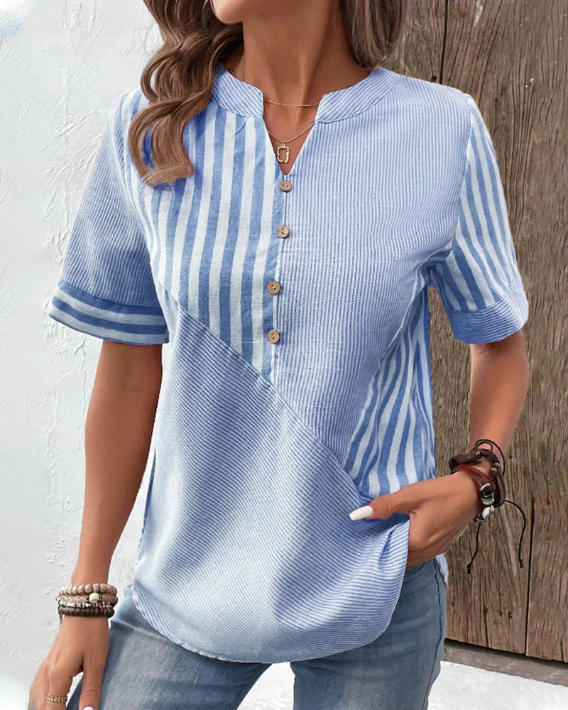 Mirabella | Elegant Striped Blouse